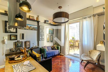 Apartamento à venda com 63m², 1 quarto e sem vagaSala