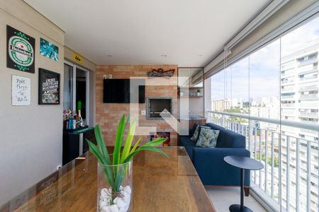 Sala - Varanda de apartamento à venda com 2 quartos, 65m² em Santo Amaro, São Paulo