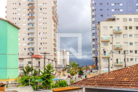 Vista da Sala/Quarto de apartamento para alugar com 1 quarto, 36m² em Caiçara, Praia Grande