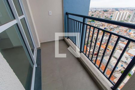 Varanda de apartamento para alugar com 2 quartos, 39m² em Vila Tolstoi, São Paulo