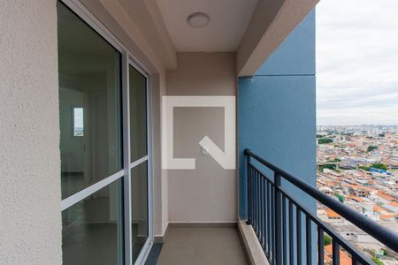 Varanda de apartamento para alugar com 2 quartos, 39m² em Vila Tolstoi, São Paulo