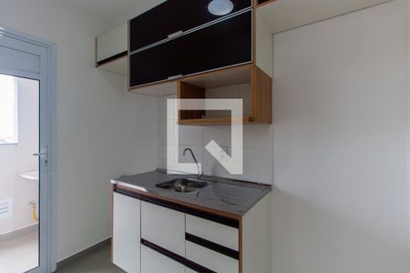 Cozinha de apartamento para alugar com 2 quartos, 39m² em Vila Tolstoi, São Paulo