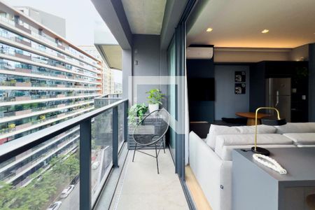 Studio para alugar com 55m², 1 quarto e 1 vagaSacada