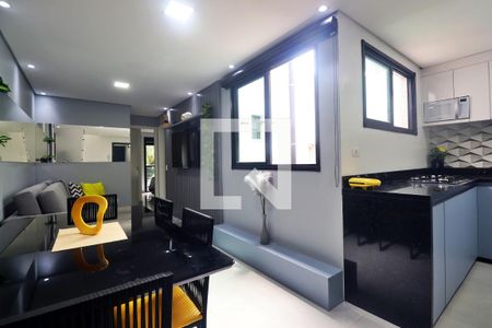Sala de apartamento à venda com 2 quartos, 120m² em Campestre, Santo André