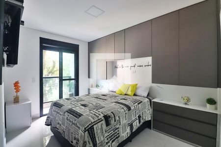 Suíte - Quarto 1 de apartamento à venda com 2 quartos, 120m² em Campestre, Santo André