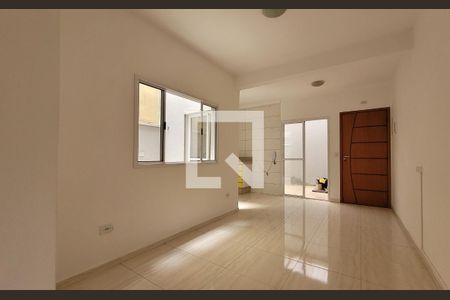 Sala de apartamento para alugar com 2 quartos, 60m² em Campestre, Santo André