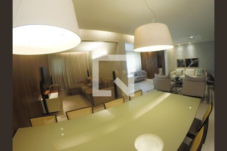 Sala de jantar de apartamento à venda com 4 quartos, 156m² em Vila da Serra, Nova Lima