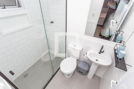 Banheiro de kitnet/studio para alugar com 1 quarto, 40m² em Aclimação, São Paulo