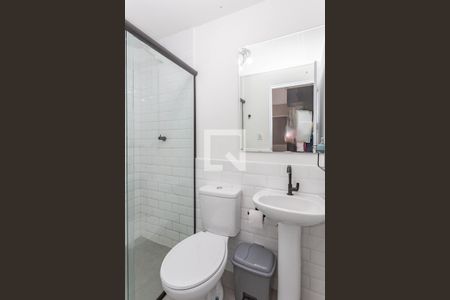 Studio para alugar com 40m², 1 quarto e sem vaga Studio para alugar com 40m², 1 quarto e sem vagaBanheiro