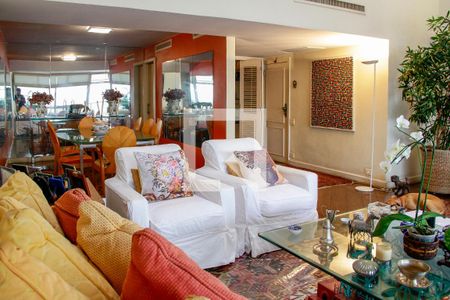 Sala de apartamento à venda com 4 quartos, 305m² em São Conrado, Rio de Janeiro