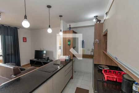 Apartamento para alugar com 50m², 1 quarto e 2 vagas Apartamento para alugar com 50m², 1 quarto e 2 vagasCozinha e Área de Serviço
