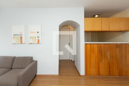 Sala de apartamento à venda com 1 quarto, 63m² em Indianópolis, São Paulo