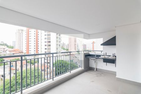 Varanda Gourmet de apartamento à venda com 3 quartos, 127m² em Vila Gilda, Santo André