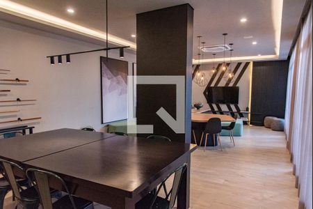 Studio à venda com 35m², 1 quarto e sem vagaSaão gourmet/jogos