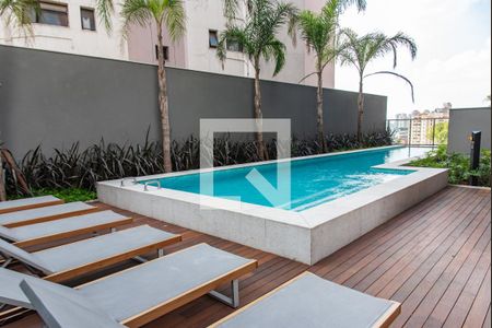 Studio à venda com 35m², 1 quarto e sem vagaPiscina