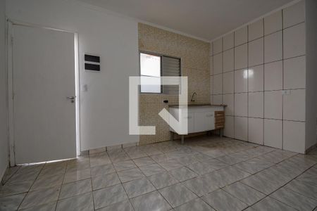 Cozinha de casa para alugar com 1 quarto, 50m² em Jardim Calux, São Bernardo do Campo