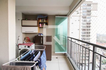 Varanda da Sala de apartamento para alugar com 3 quartos, 70m² em Pari, São Paulo