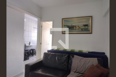 Sala de kitnet/studio para alugar com 1 quarto, 50m² em Guilhermina, Praia Grande