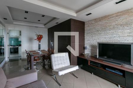 Sala de apartamento à venda com 3 quartos, 80m² em Belvedere, Belo Horizonte