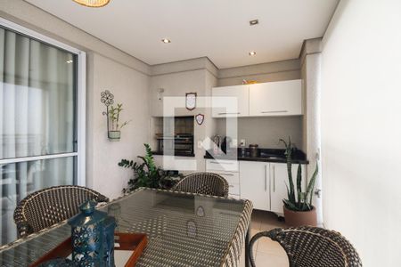 Varanda Gourmet  de apartamento para alugar com 3 quartos, 164m² em Tatuapé, São Paulo