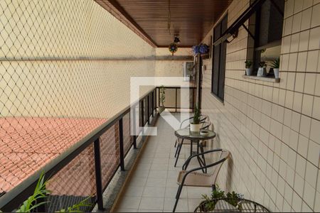 Varanda da Sala de apartamento à venda com 3 quartos, 130m² em Tanque, Rio de Janeiro