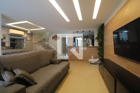 Sala  de casa de condomínio à venda com 4 quartos, 176m² em Freguesia (jacarepaguá), Rio de Janeiro