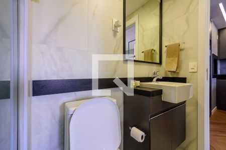 Banheiro Corredor de apartamento à venda com 1 quarto, 49m² em Praia de Belas, Porto Alegre