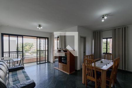 Sala de apartamento para alugar com 3 quartos, 140m² em Balneario Cidade Atlantica, Guarujá