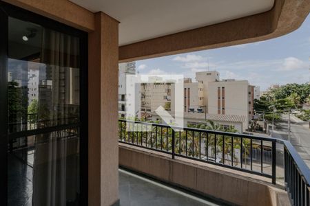 Varanda da Sala de apartamento para alugar com 3 quartos, 140m² em Balneario Cidade Atlantica, Guarujá