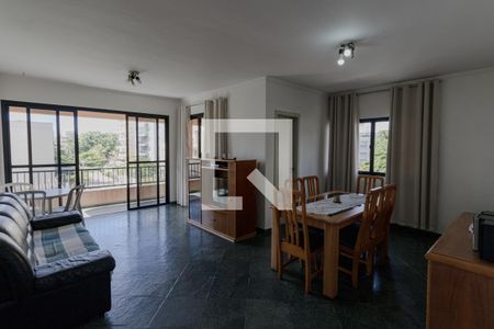 Sala de apartamento para alugar com 3 quartos, 140m² em Balneario Cidade Atlantica, Guarujá