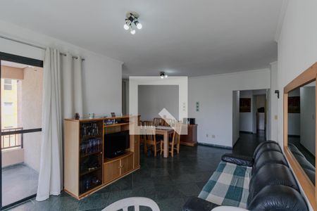 Sala de apartamento para alugar com 3 quartos, 140m² em Balneario Cidade Atlantica, Guarujá