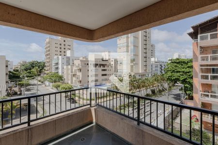 Varanda da Sala de apartamento para alugar com 3 quartos, 140m² em Balneario Cidade Atlantica, Guarujá