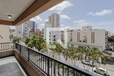 Varanda da Sala de apartamento para alugar com 3 quartos, 140m² em Balneario Cidade Atlantica, Guarujá