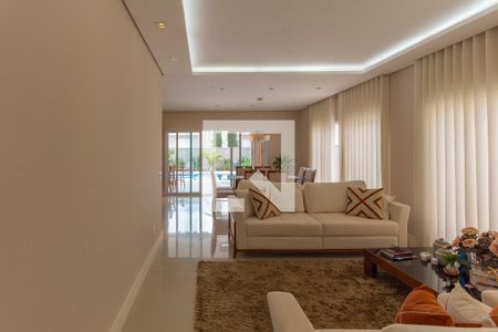 Sala de casa de condomínio à venda com 3 quartos, 296m² em Swiss Park, Campinas