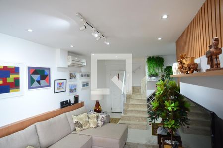 Sala de apartamento para alugar com 4 quartos, 198m² em Barra da Tijuca, Rio de Janeiro