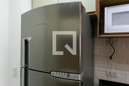 Studio para alugar com 24m², 1 quarto e sem vaga Studio para alugar com 24m², 1 quarto e sem vagaCozinha - Geladeira