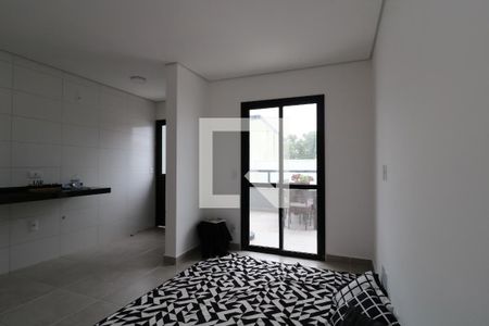 Sala de apartamento à venda com 2 quartos, 71m² em Jardim Ocara, Santo André