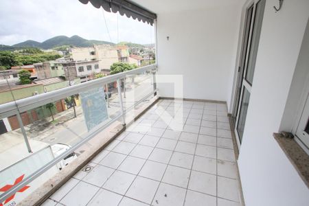 Varanda da Sala de apartamento à venda com 2 quartos, 160m² em Taquara, Rio de Janeiro