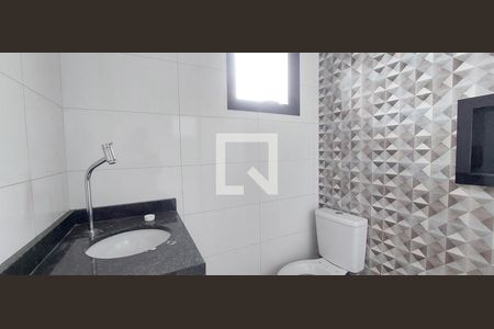 Banheiro Quarto 1 suíte de apartamento à venda com 2 quartos, 78m² em Jardim Ocara, Santo André