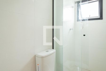Banheiro Social  de kitnet/studio para alugar com 1 quarto, 40m² em Jordanópolis, São Bernardo do Campo