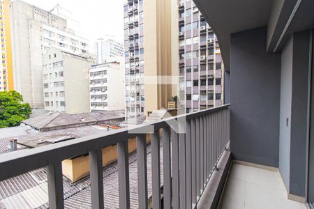 Varanda de kitnet/studio à venda com 1 quarto, 23m² em Consolação, São Paulo