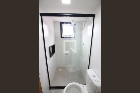 Banheiro Social de kitnet/studio para alugar com 1 quarto, 40m² em Jordanópolis, São Bernardo do Campo