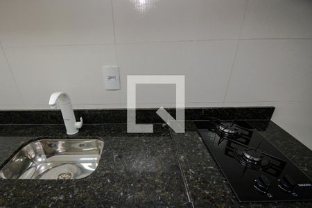 Cozinha - detalhe de apartamento para alugar com 1 quarto, 40m² em Jordanópolis, São Bernardo do Campo
