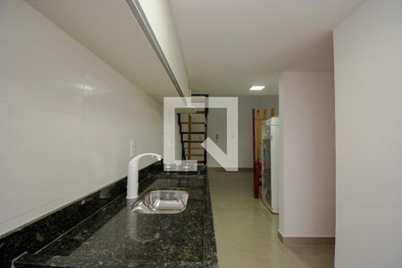 Cozinha de apartamento para alugar com 1 quarto, 40m² em Jordanópolis, São Bernardo do Campo
