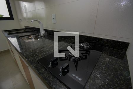 Cozinha - detalhe de apartamento para alugar com 1 quarto, 40m² em Jordanópolis, São Bernardo do Campo