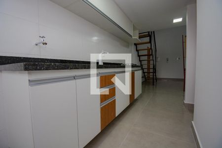 Cozinha de apartamento para alugar com 1 quarto, 40m² em Jordanópolis, São Bernardo do Campo