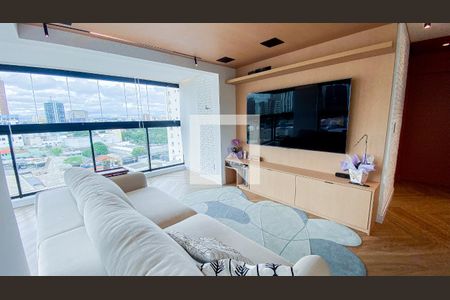Sala - Sala de Jantar - Sala de Estar de apartamento para alugar com 3 quartos, 133m² em Jardim, Santo André