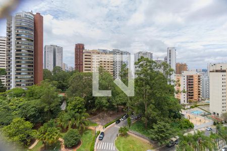 varanda (vista) de apartamento à venda com 1 quarto, 38m² em Morumbi, São Paulo