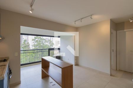 Sala de apartamento à venda com 1 quarto, 38m² em Morumbi, São Paulo