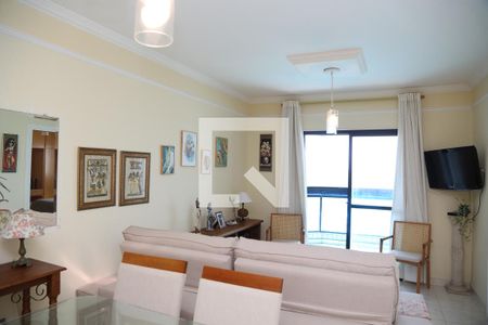 Sala de apartamento para alugar com 2 quartos, 82m² em Vila Caiçara, Praia Grande